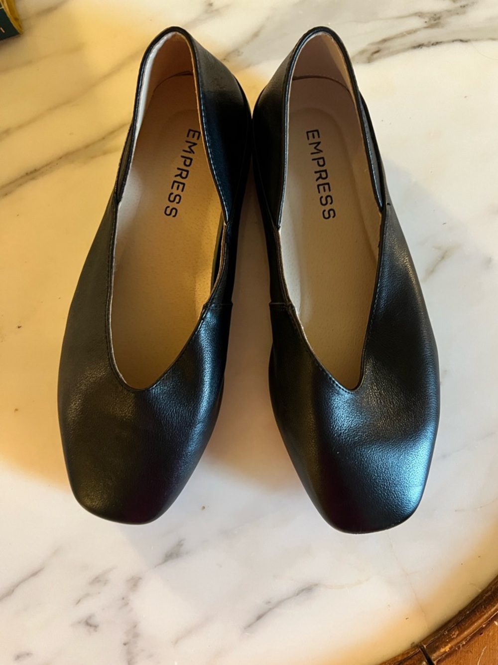 Empress leather flats 38W